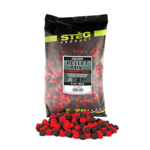 Stég Product - Pellett Mix 8mm Eper-Halibut 800g
