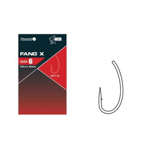 Nash - Fang X Size 7-es Barbless (-30)