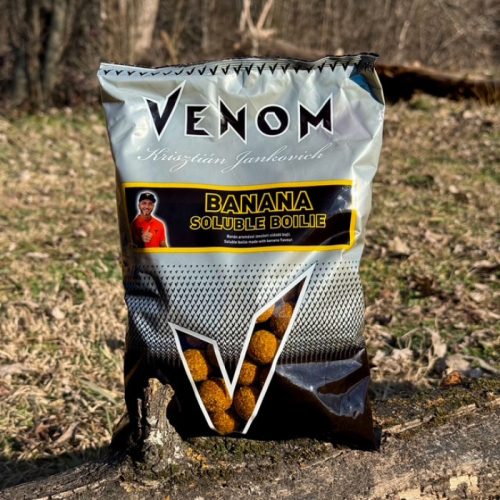 Feedermania - Venom Soluble Boilie 20mm Banana 900g